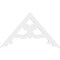 Ekena Millwork Pitch Brontes Architectural Grade PVC Gable Pediment, 36"W x 21"H x 1"P (14/12) GPP036X021X100BRO - alternate 3